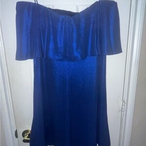 Halston Heritage Royal Blue Dress